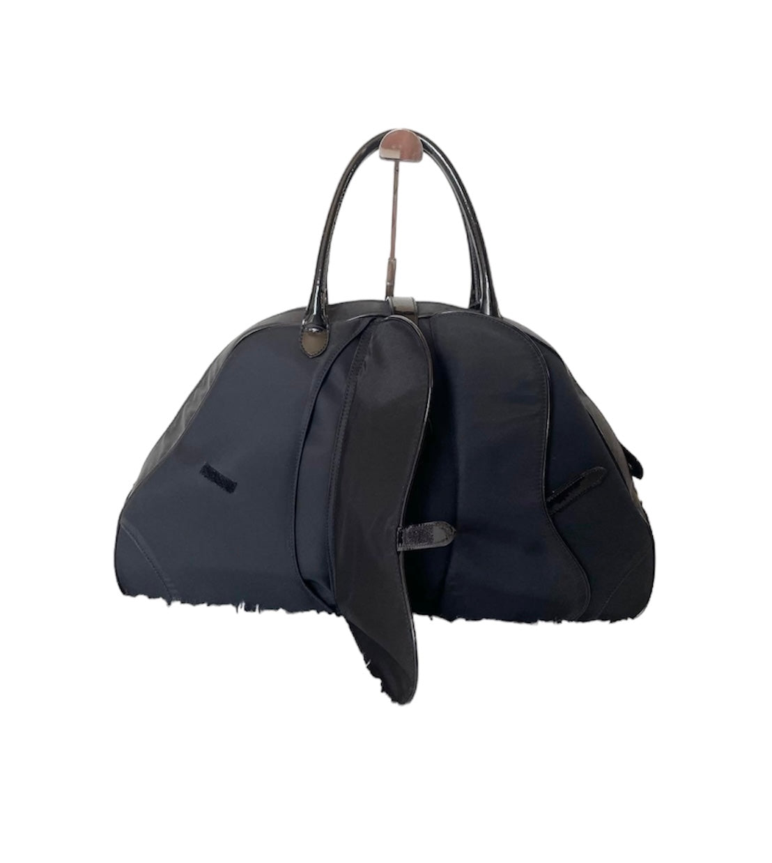 Dior Black Bowler Saddle Bag