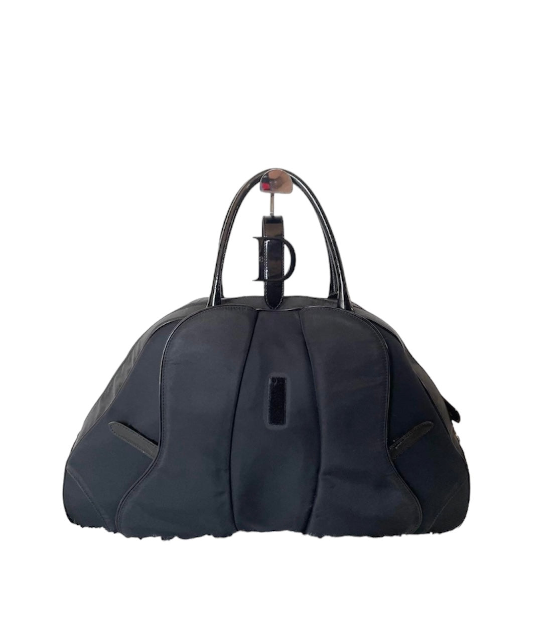 Dior Black Bowler Saddle Bag