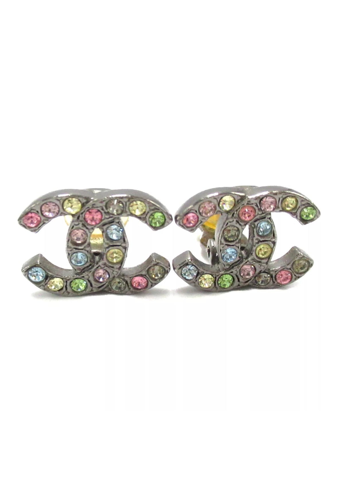 Chanel Multicolor Stoned Earrings