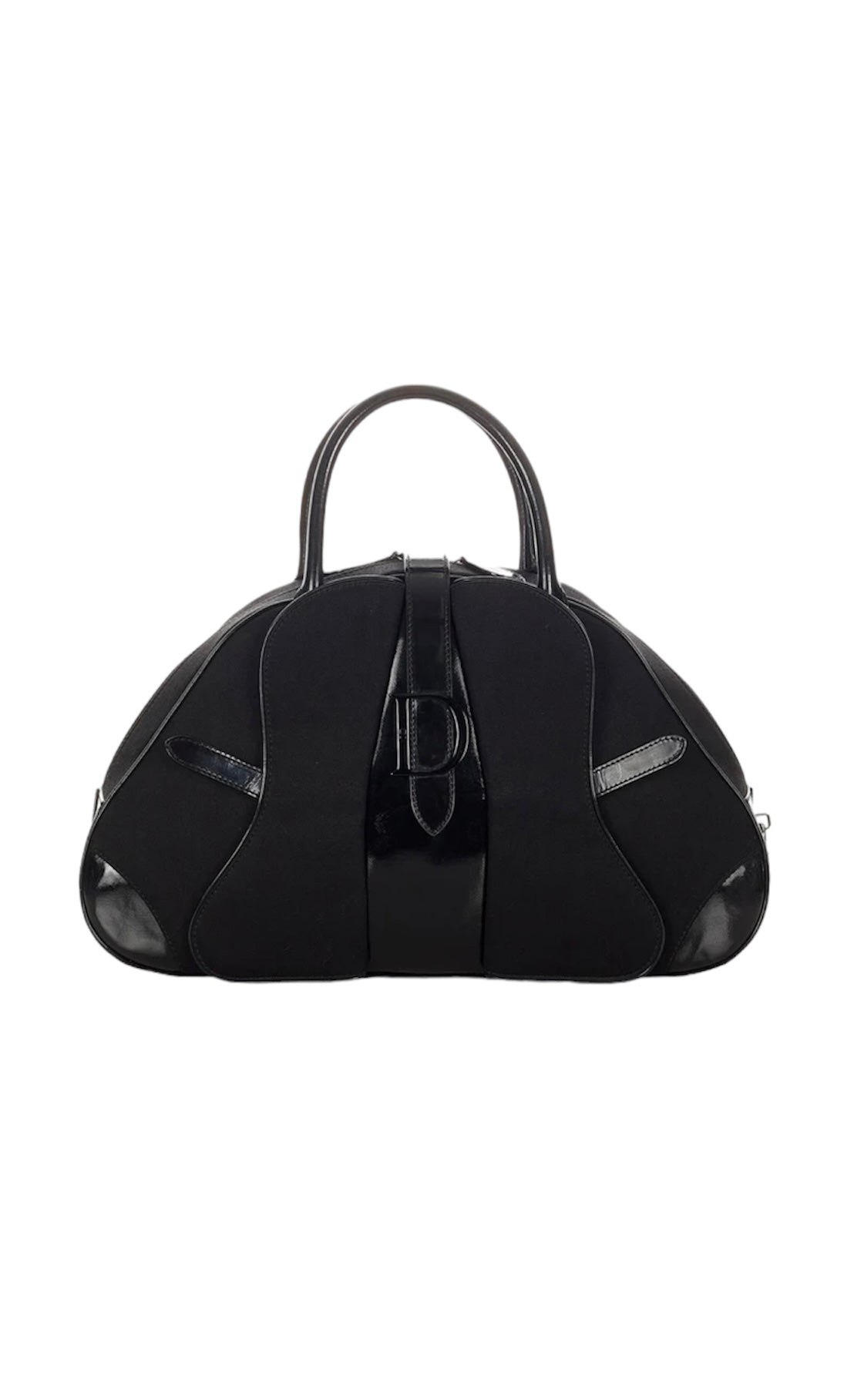 Dior Black Bowler Saddle Bag