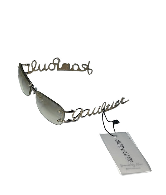 Authentic Vintage Jean Paul Gaultier Script Logo Sunglasses.