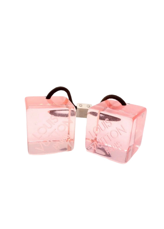 Louis Vuitton Pink Hair Cubes