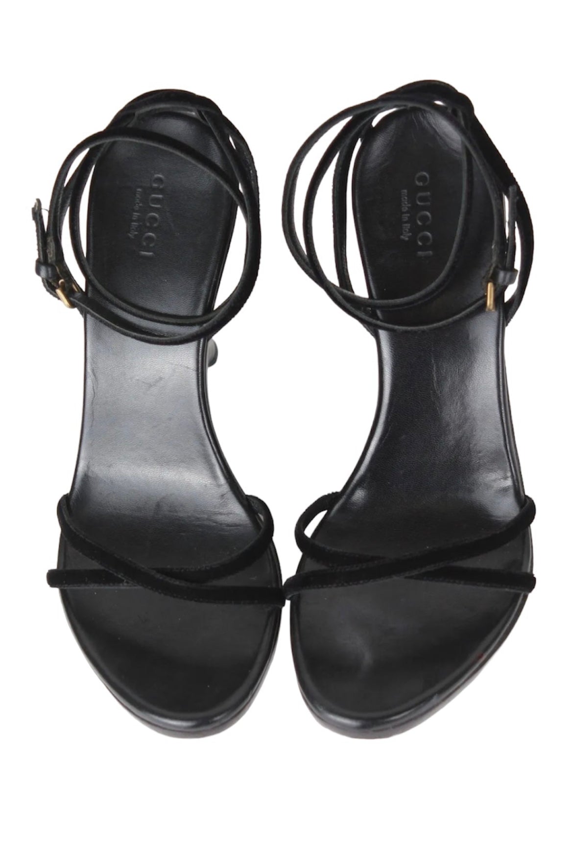 Gucci By Tom Ford 1996 Black Platform Wedge Heels