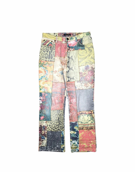 Roberto Cavalli Patchwork Jeans