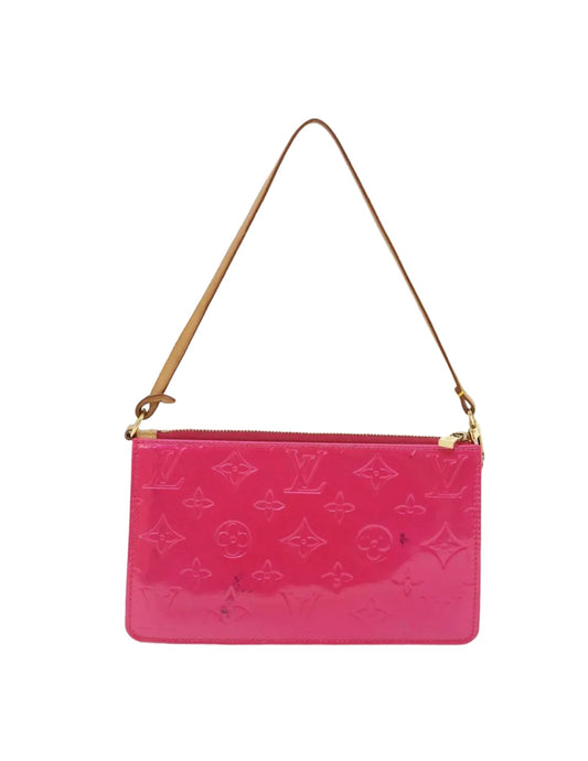 Authentic Vintage Louis Vuitton pink Vernis monogram Pochette bag