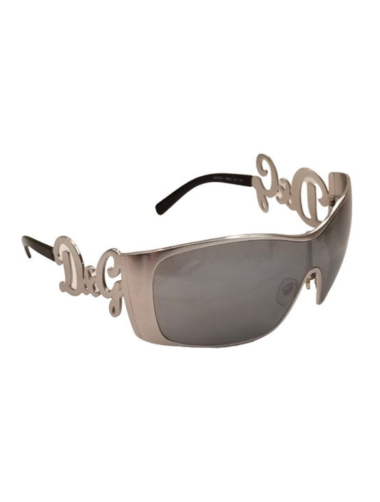 D&G Silver Logo Sunglasses